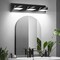 LED Vanity Light, Black Bathroom Wall Light Over Mirror, IP44, Cool White